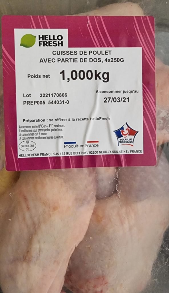 poulet Hellofresh