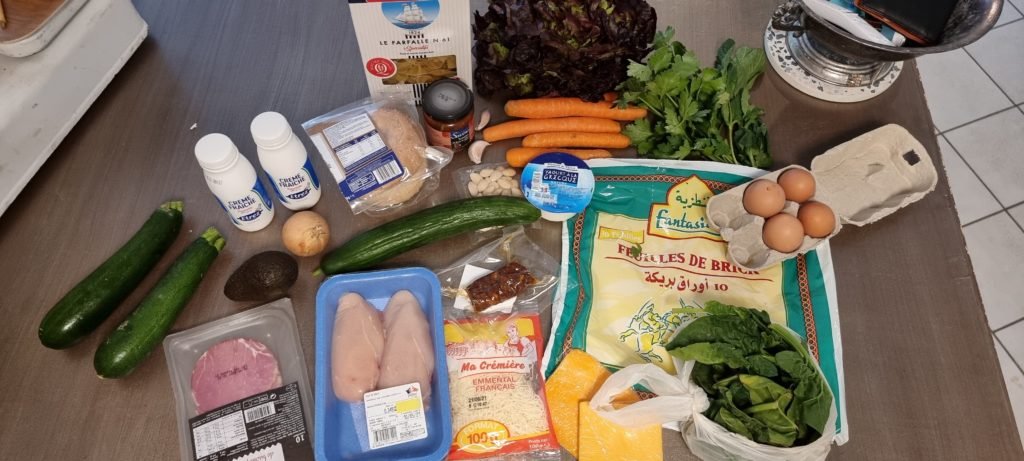 Avis Recettes et Cabas - Déballage et contenu du panier