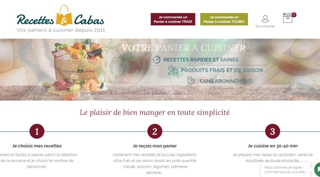 avis recettes et cabas test